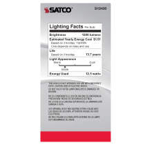 Satco S12430 12.5 Watt A19 LED Filament - Image 5