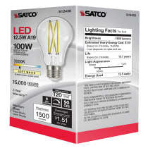 Satco S12430 12.5 Watt A19 LED Filament - Image 8