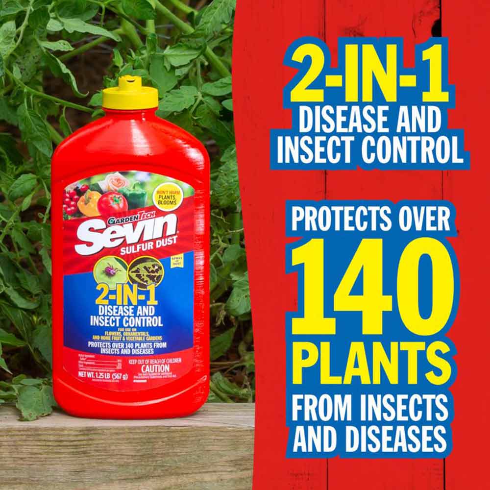 Sevin Sulfur Dust 2 in 1 Disease and Insect Control - Image 2