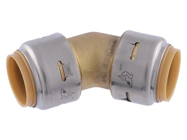 Sharkbite Max Brass Push 45-Degree Elbow - Image 2