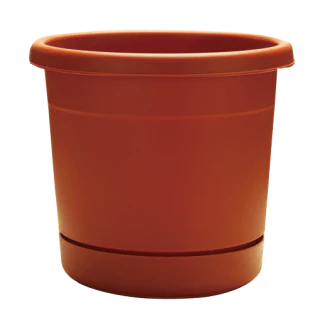 Southern Patio Dynamic Design 8″ Rolled Rim Planter, Terracotta - Image 2