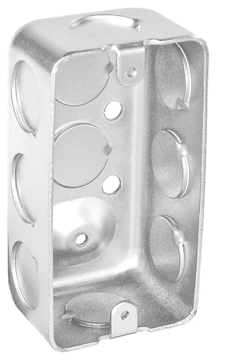 Southwire Handy Box, 1-1/2" Deep - Drawn, W/ Conduit KO's