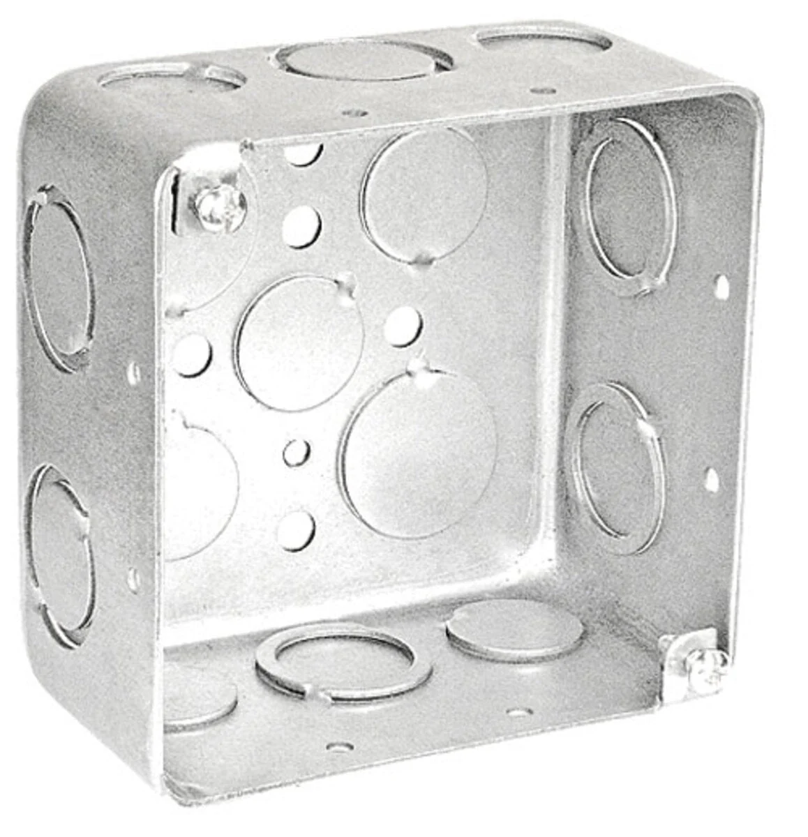 Southwire Square Box Deep - Drawn W/Conduit KO's