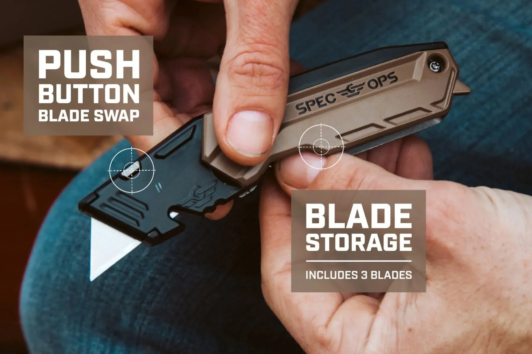 Spec Ops Fixed-Blade Folding Utility Knife - Image 4