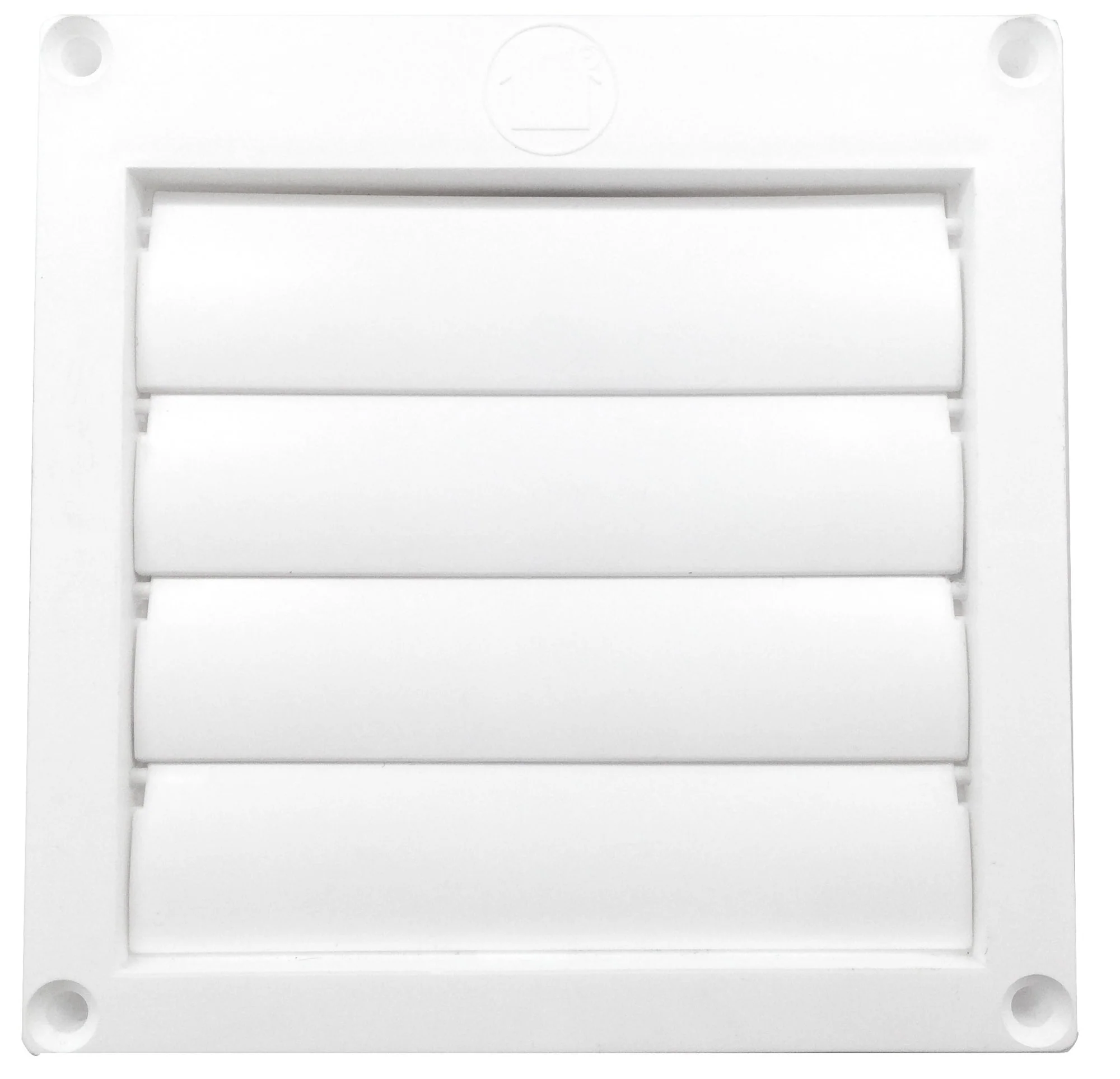 Speedi-Products 4-Inch Diameter Louvered Plastic Hood, White with 11-Inch Long Tailpipe