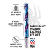 Spyder 5/64" x 2-1/2" HSS Twist Drill Bit Stinger™ Mach-Blue™ - Image 2