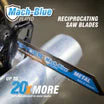 Spyder 9" 6-TPI Reciprocating Blade (2-Pack) Mach-Blue™ - Image 2