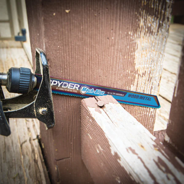 Spyder 9" 6-TPI Reciprocating Blade (2-Pack) Mach-Blue™ - Image 5