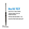 Spyder Hex10 1/2" TCT Quick Change Hole Saw Arbor Assembly Rapid Core Eject™ - Image 2