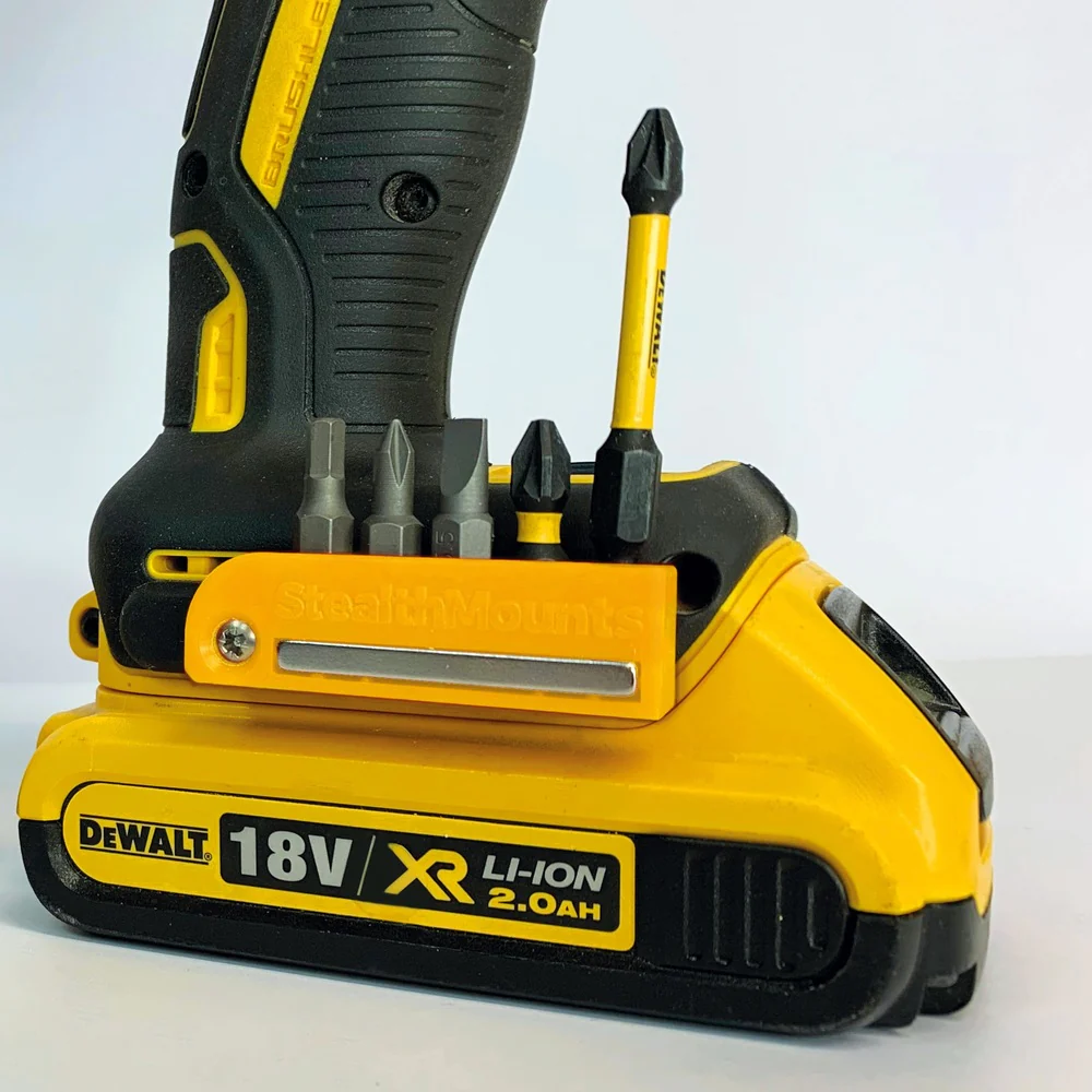 StealthMounts Magnetic Bit Holder for Dewalt XR & Flexvolt Tools - Image 2