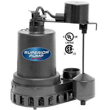 Superior Pump 1/2 HP Submersible Thermoplastic Sump Pump