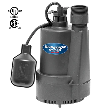 Superior Pump 1/3 HP Sump