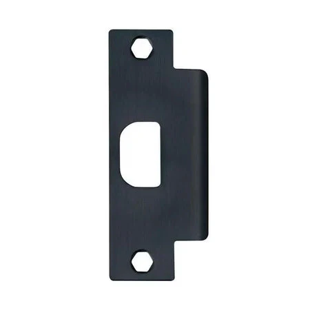 Tell Manufacturing Steel Strike Plate Matte Black