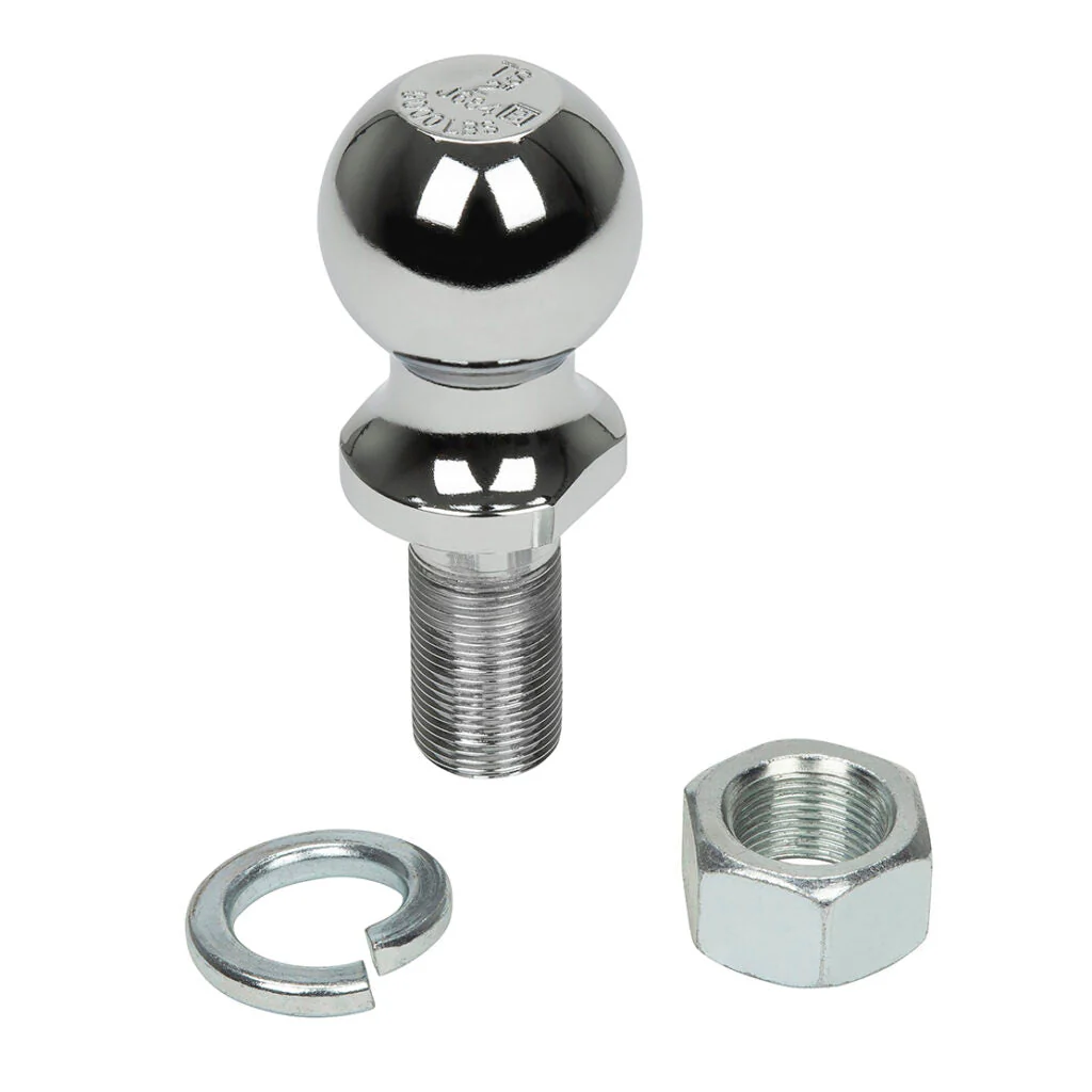 Tow Smart Class 3 5,000 lb. 2" Chrome Trailer Hitch Ball - Image 2