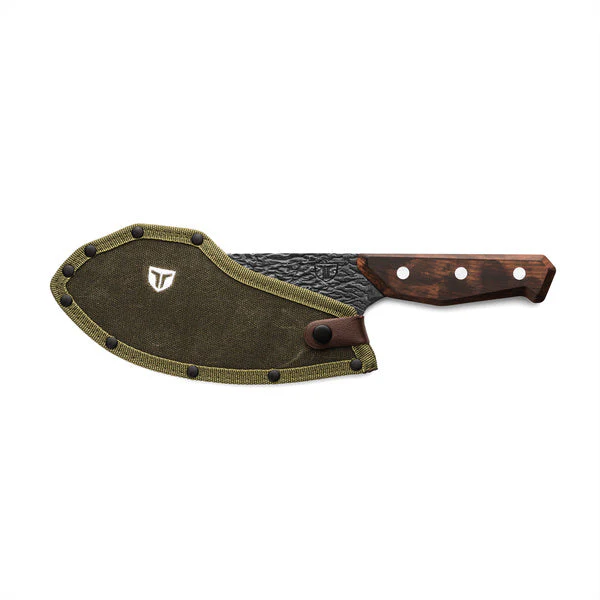 True Primal Forge Rocker Butcher Knife Rustic Cutlery - Image 2