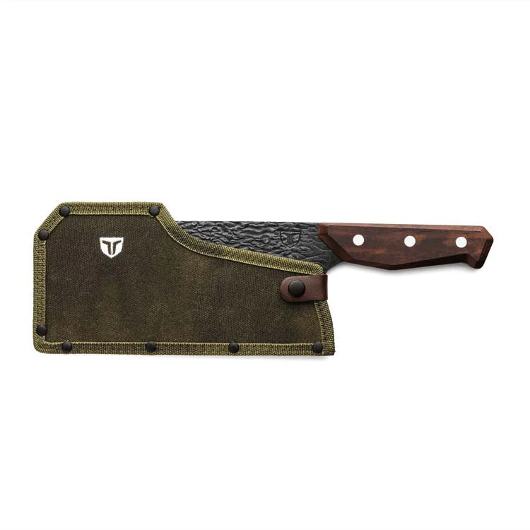 True Primal Forge Cleaver Knife Rustic Cutlery - Image 6
