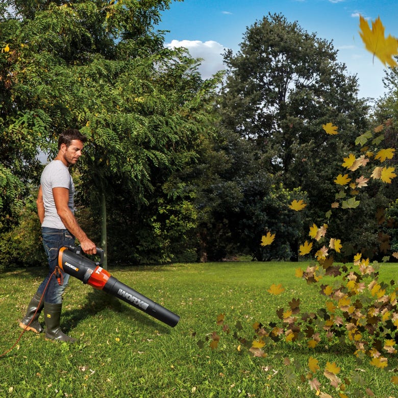 Worx Turbine 600-CFM Electric Leaf Blower - Image 2