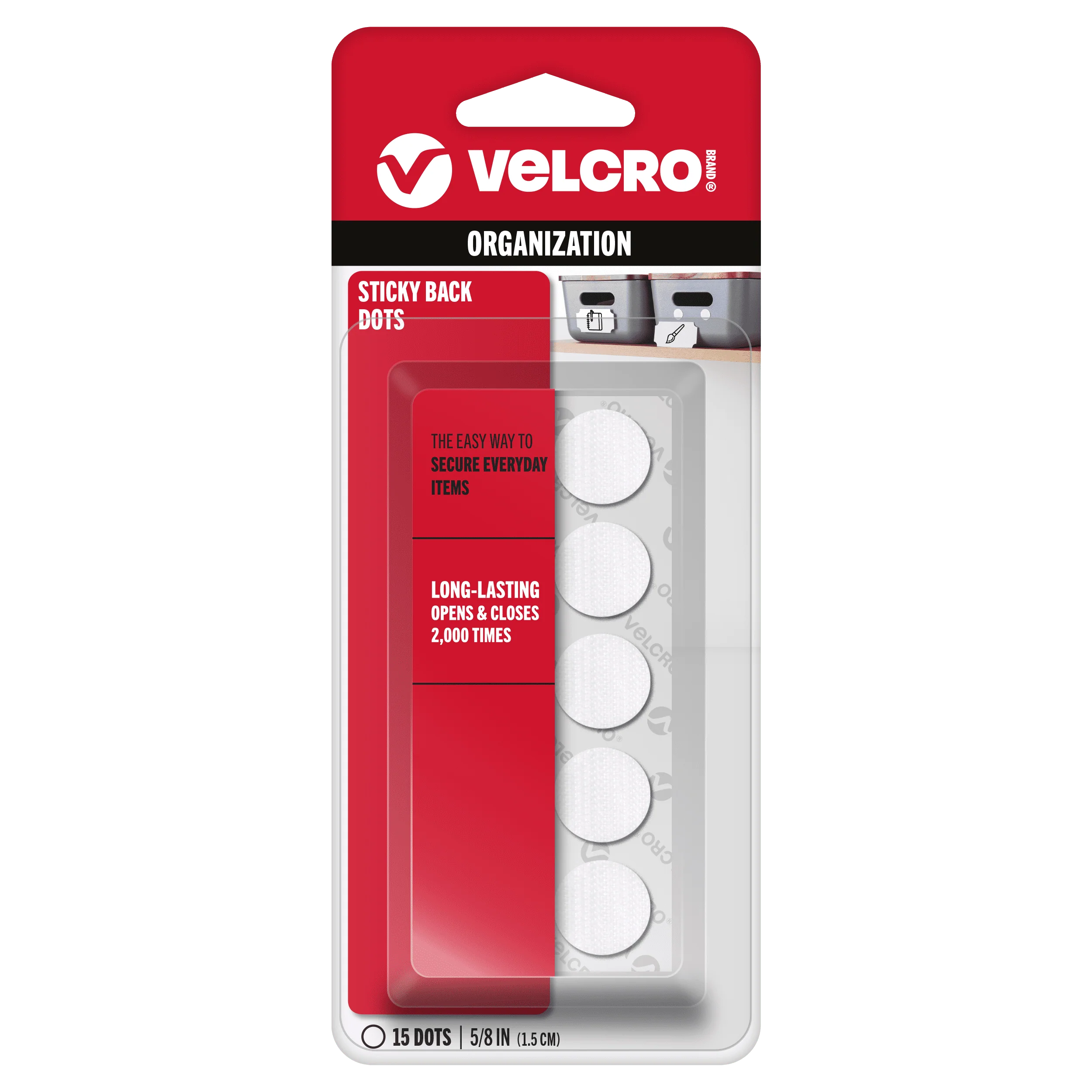 VELCRO® Brand Sticky Back Coins - Image 2