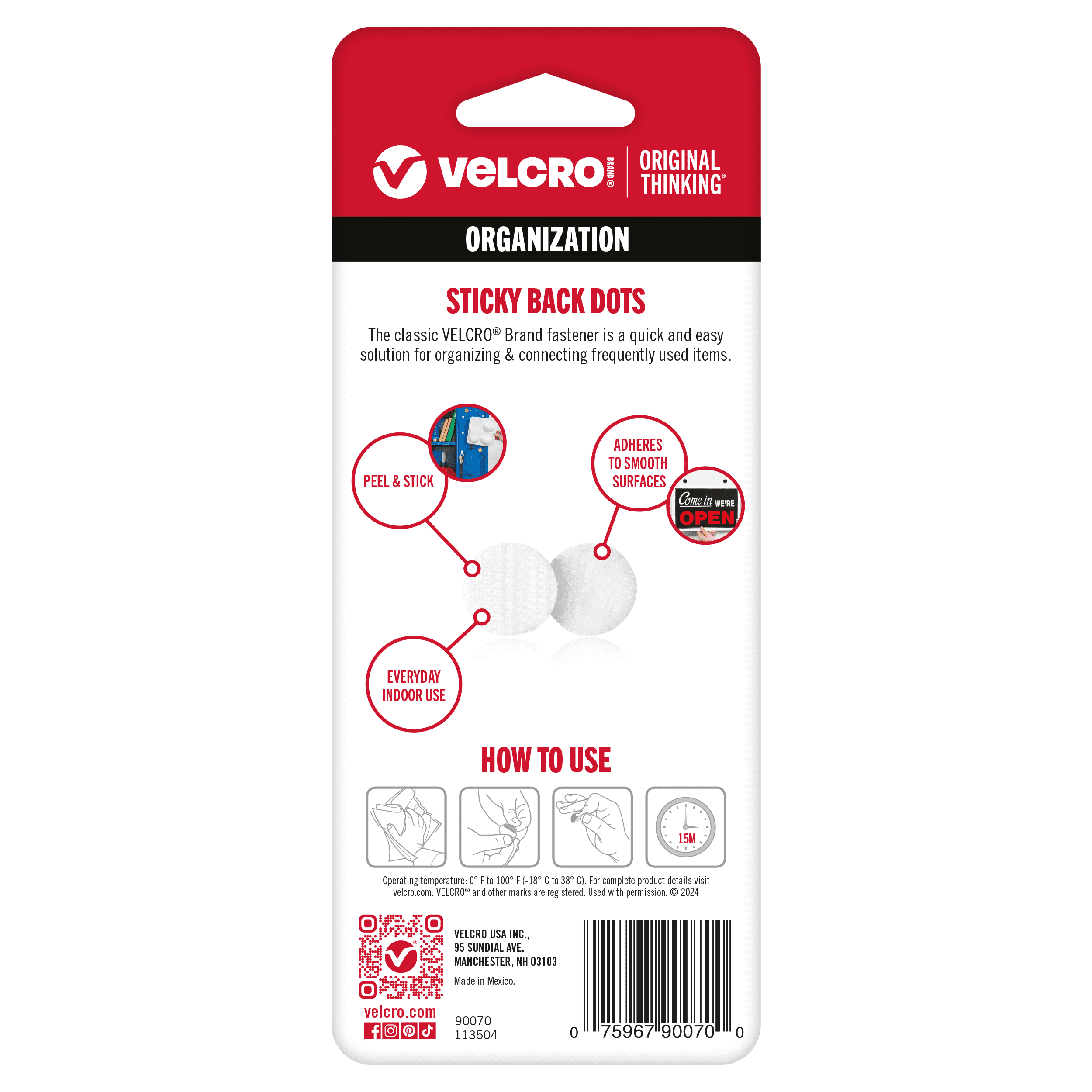 VELCRO® Brand Sticky Back Coins - Image 3