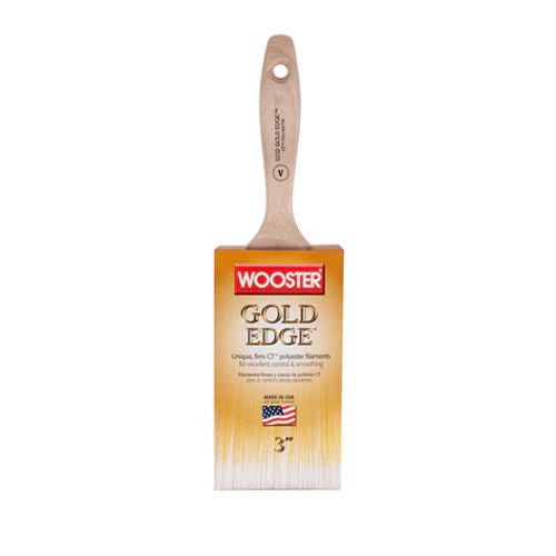 Wooster Brush Gold Edge Polyester Flat Brush 2-1/2" x 2-15/16"