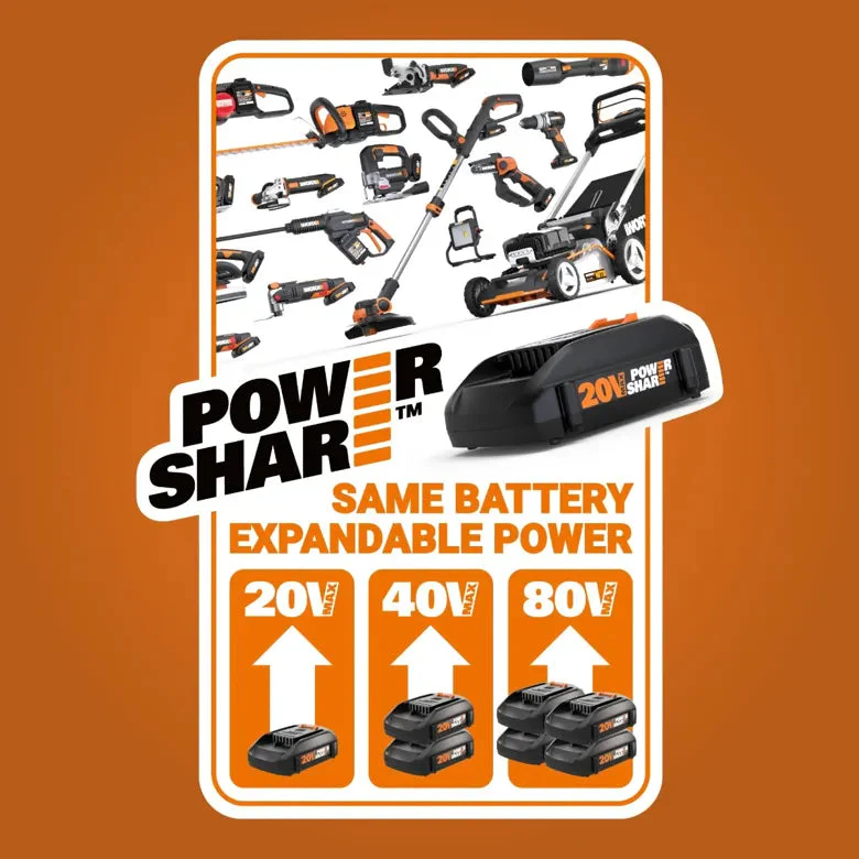Worx 20V Power Share Cordless Jigsaw - Tool Only - Image 13